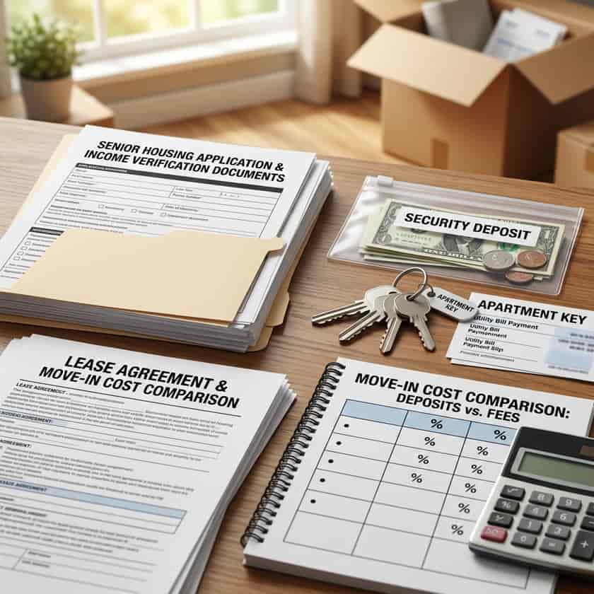 Affordable Housing for Seniors: Document Preparation and Move-In Cost Comparison