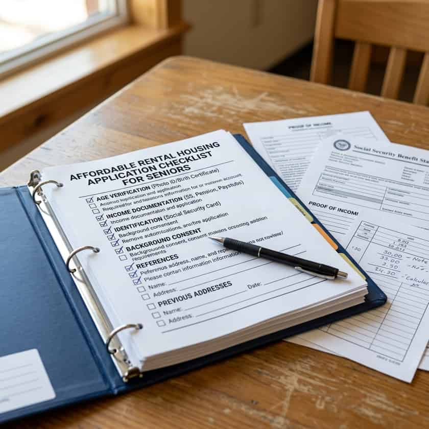 Affordable Rental Resources and Application Checklist for Seniors