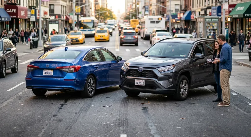 責任のなすりつけ合い：次の軽い接触事故で、本当に悪いのは誰？