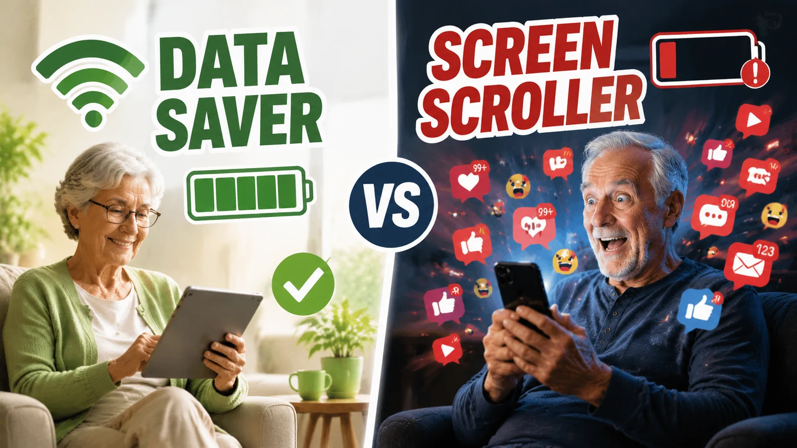 Qual você é de verdade: Economizador de Dados ou Viciado em Scroll?