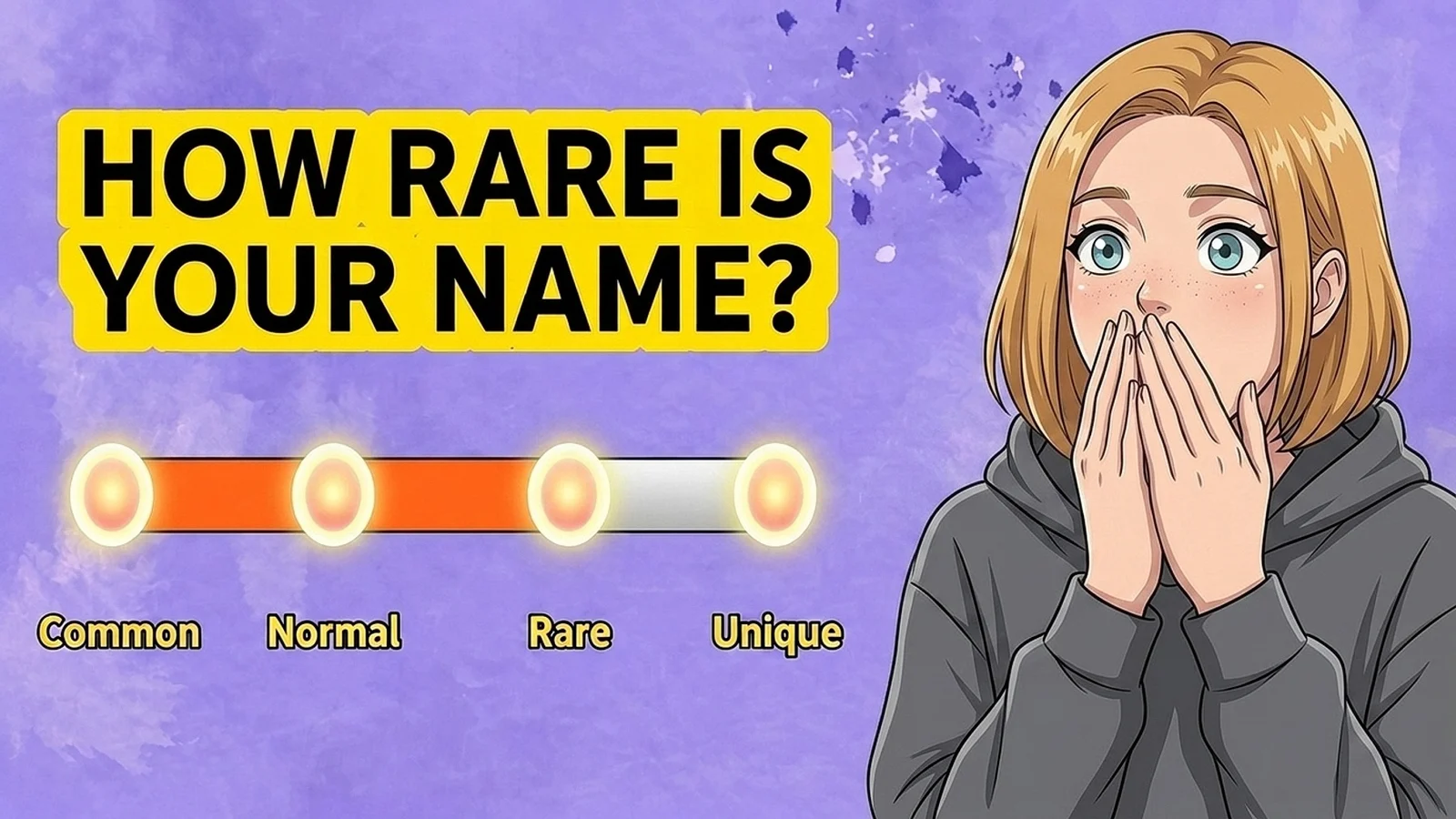 How Rare is Your Name?